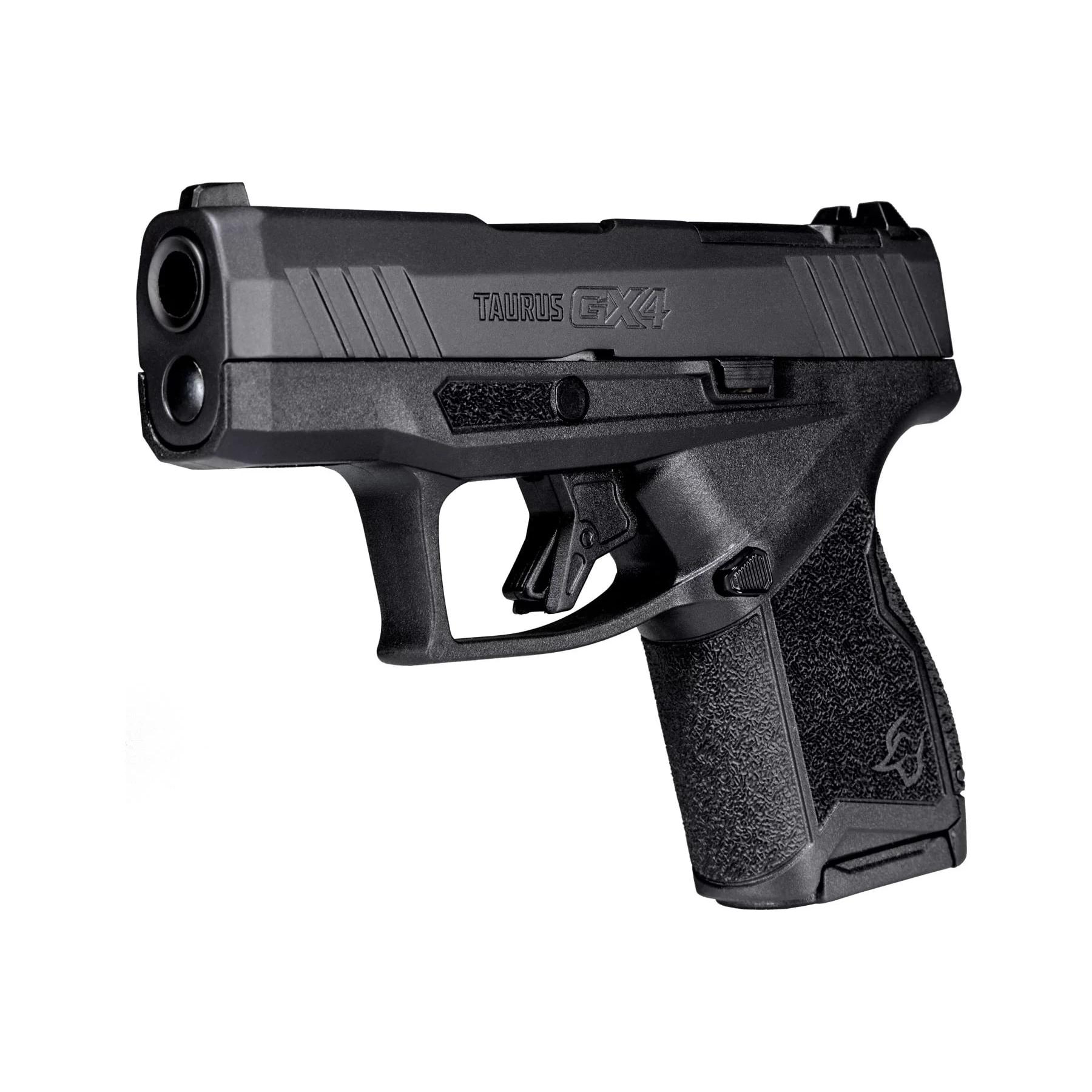 Taurus GX4 T.O.R.O. Micro Compact Handgun 9mm Luger 10rd Magazines(2) 3" Barrel Black Picture of Taurus International Inc. Taurus GX4 9MM BK/BK 3.0" 2x10 TORO