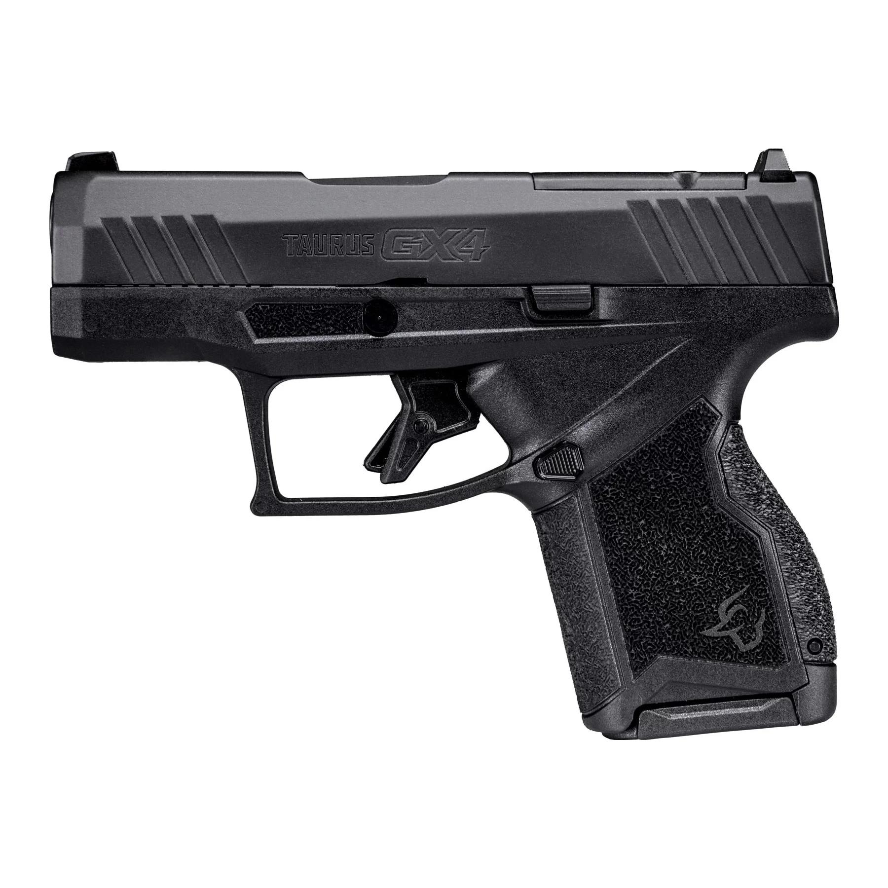 Taurus GX4 T.O.R.O. Micro Compact Handgun 9mm Luger 10rd Magazines(2) 3" Barrel Black Picture of Taurus International Inc. Taurus GX4 9MM BK/BK 3.0" 2x10 TORO