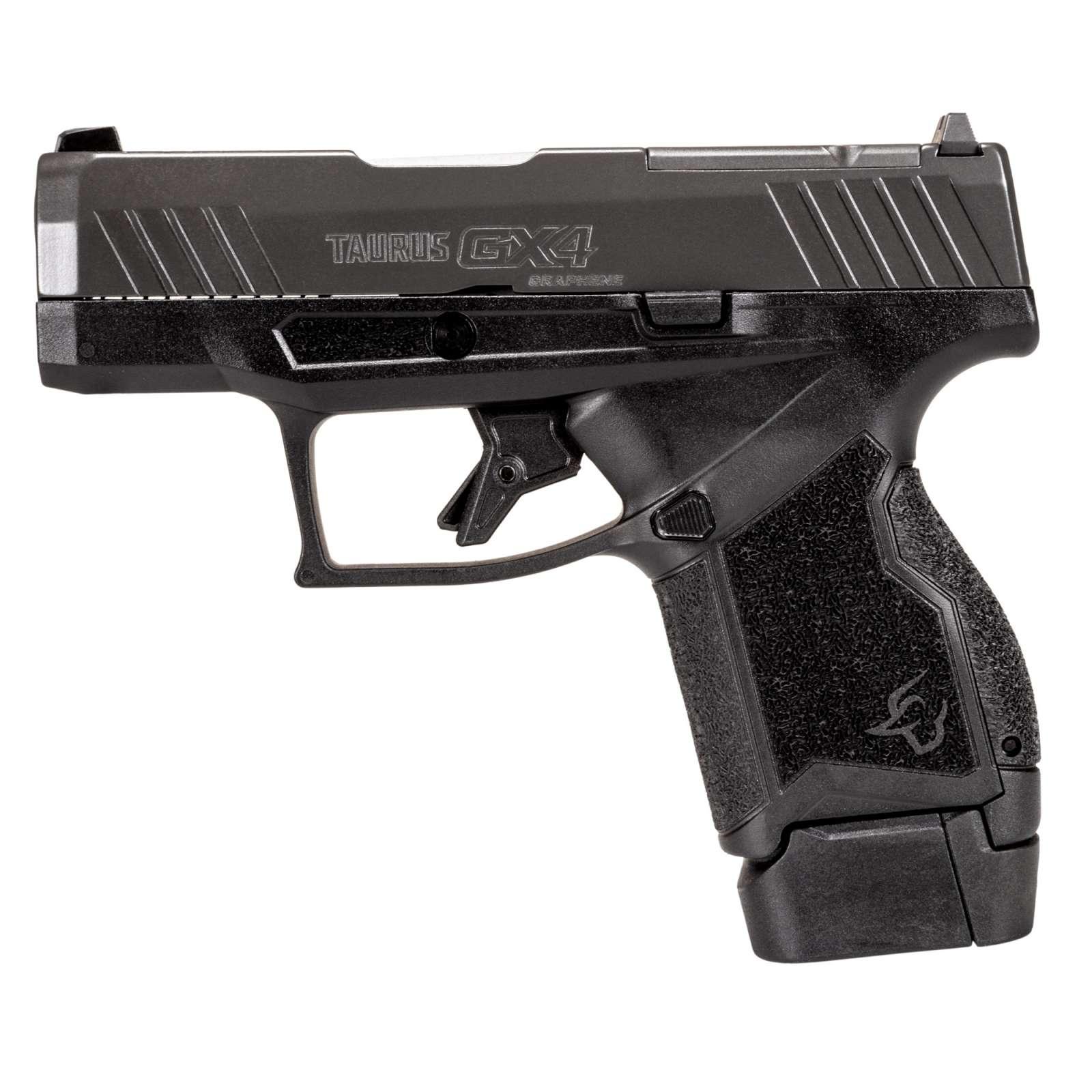 Taurus GX4 T.O.R.O. Graphene Handgun 9mm Luger 11(1)&13(1)rd Magazines 3" Barrel Graphene Finish