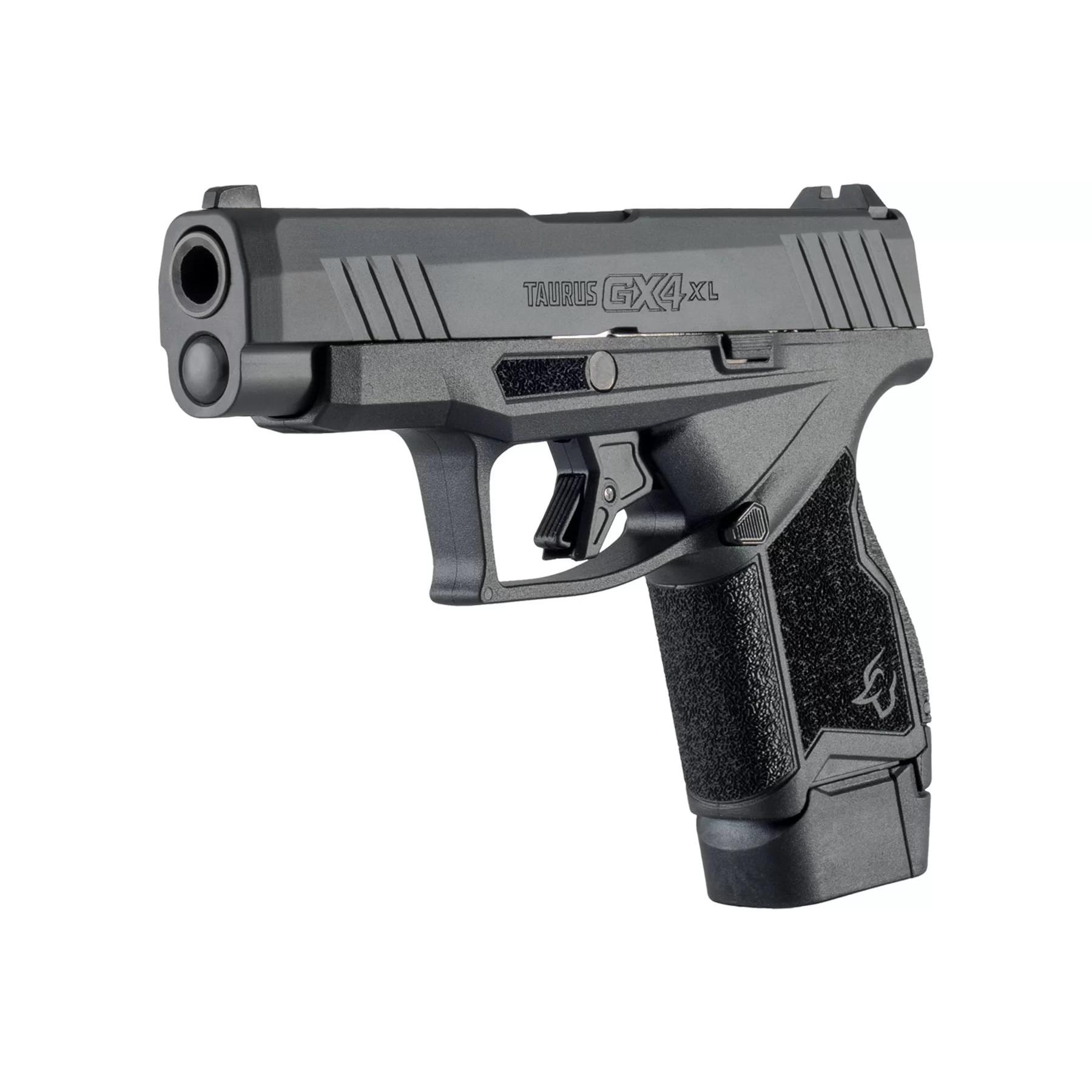 Taurus GX4 XL Standard Handgun 9mm Luger 10rd Magazines(2) 3.7" Barrel Flat Faced Target Trigger Picture of Taurus International Inc. TAURUS GX4 XL 9MM BK/BK 3.7'' 2x10
