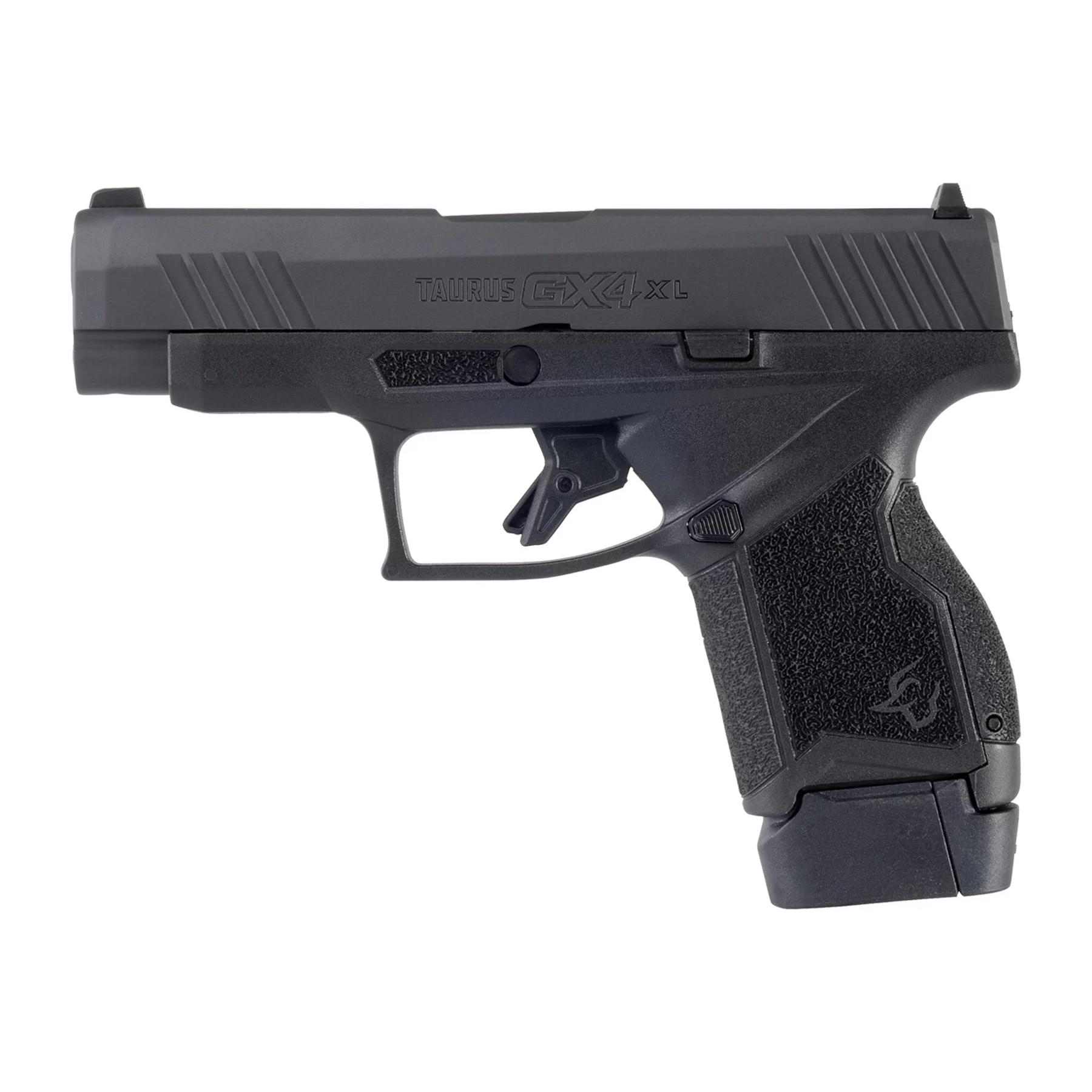 Taurus GX4 XL Standard Handgun 9mm Luger 10rd Magazines(2) 3.7" Barrel Flat Faced Target Trigger Picture of Taurus International Inc. TAURUS GX4 XL 9MM BK/BK 3.7'' 2x10