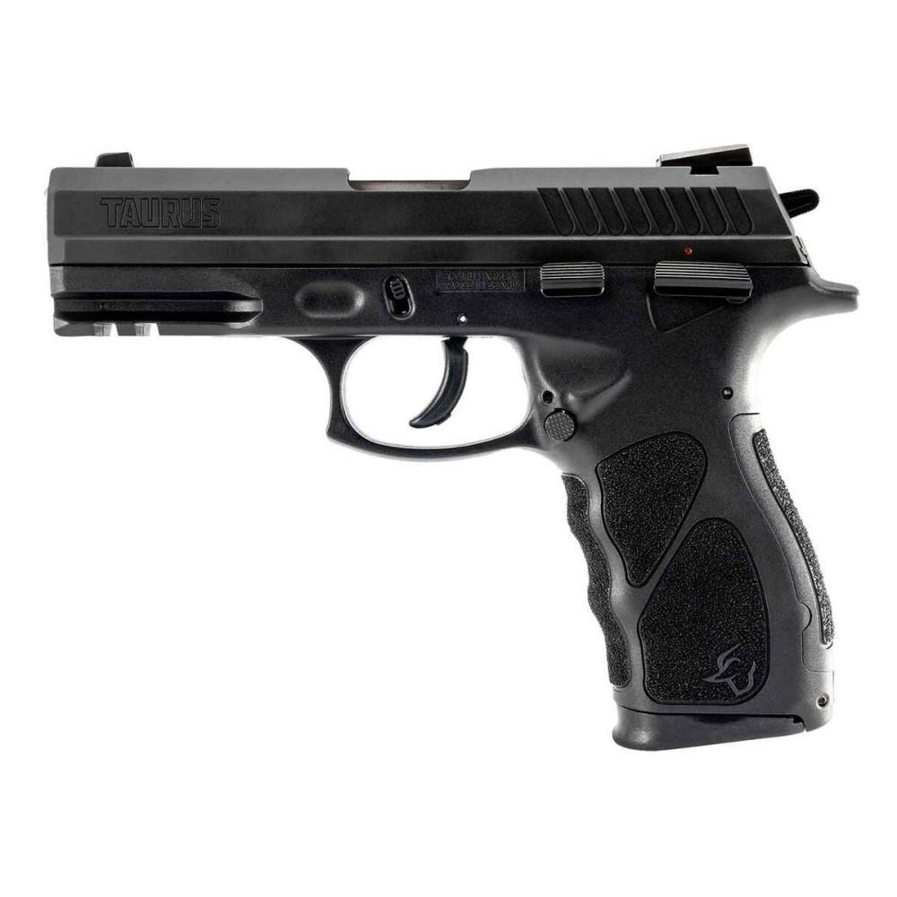 Taurus TH10 Handgun 10mm 15rd Magazines (2) 4.25" Barrel Black Picture of Taurus International Inc. TH10 10MM BK/BK 4.25" 2x15