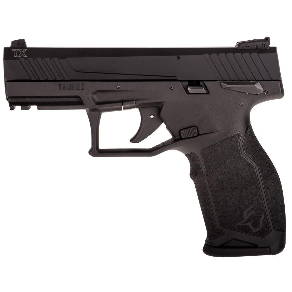 Taurus TX22 T.O.R.O. Compact Handgun .22LR 13rd Magazines(2) 3.5" Barrel Black Slide/Grip No Manual Safety Picture of Taurus International Inc. TX22 COMPACT 22 LR 3.6'' BK/BK NON MAN SAF 2x13 RDS
