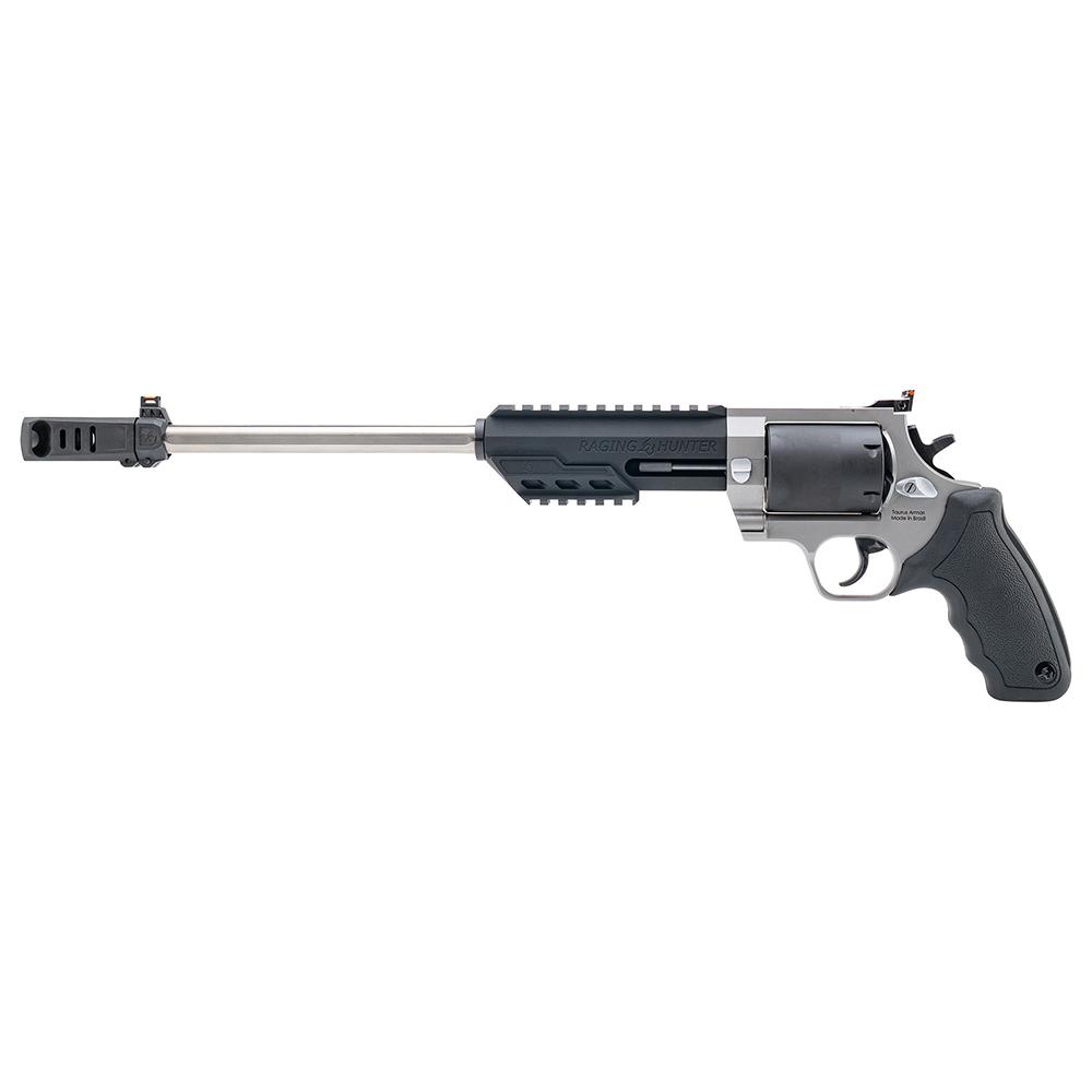 Taurus Raging Hunter Handgun 350 Legend 6rd Capacity 14" Barrel Two-Tone Black/Stainless Picture of Taurus International Inc. TAURUS RAGING HUNTER .350 LEGEND 14?? 6-RDS TWO TONE