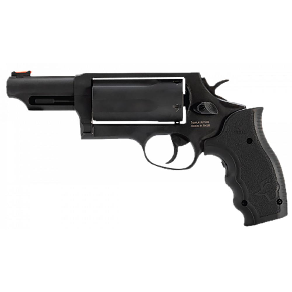 Taurus Judge Handgun 45 Colt/410 ga.(2-1/2") 5rd Capacity 3" Barrel Black Oxide Finish Viridian Laser Picture of Taurus International Inc. TAURUS JUDGE .45 COLT/.410 GA BK 3'' 5-RDS VIRIDIAN LASER