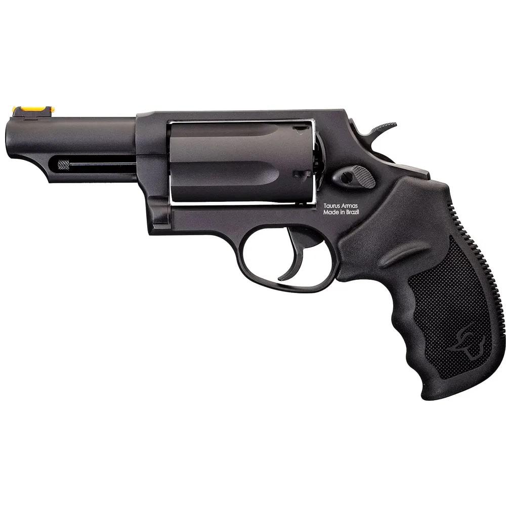 Taurus Judge Toro Handgun .45 Colt/.410 GA 2.5" Chamber 5rd Capacity 3" Barrel Black Picture of Taurus International Inc. TAURUS JUDGE .45 COLT/.410 GA BK 3'' 5-RDS TORO