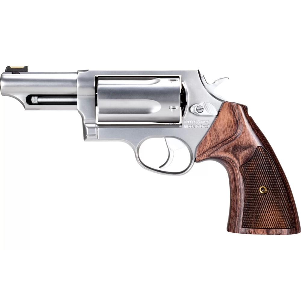 Taurus Judge Executive Grade Handgun .45 Colt/.410 ga 5rd Capacity 3" Barrel Picture of Taurus International Inc. JUDGE EXECUTIVE GRADE .45 COLT/.410 GA 3'' 5-RDS SS