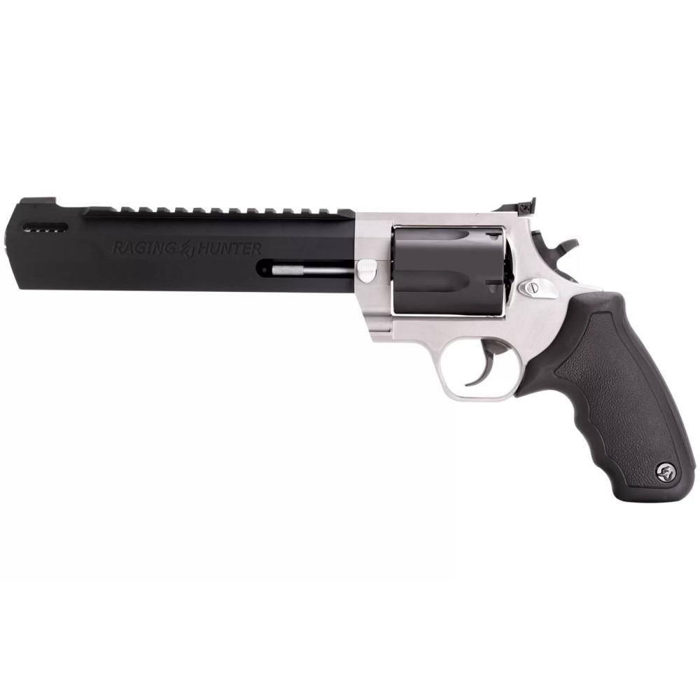 Taurus Raging Hunter Handgun 460 S&W Magnum 5 Round Capacity 8.37" Barrel Two Tone Black Grip Picture of Taurus International Inc. RAGING HUNTER 460 S&W MAG 8 3/8" 5RDS TWO TONE