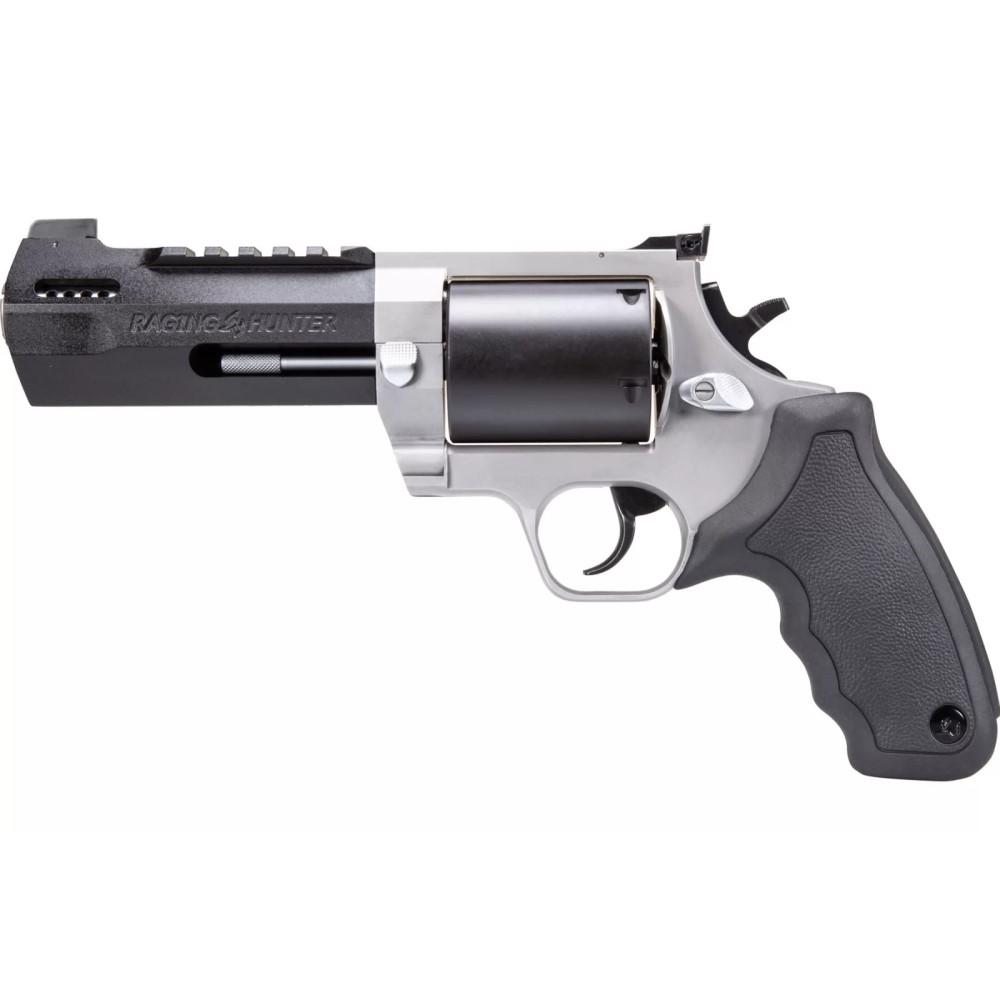 Taurus Raging Hunter Handgun 500 S&W Mag 5rd Capacity 5.12" Barrel Two Tone Picture of Taurus International Inc. RAGING HUNTER 500 S&W MAG 5 1/8'' 5RDS TWO TONE