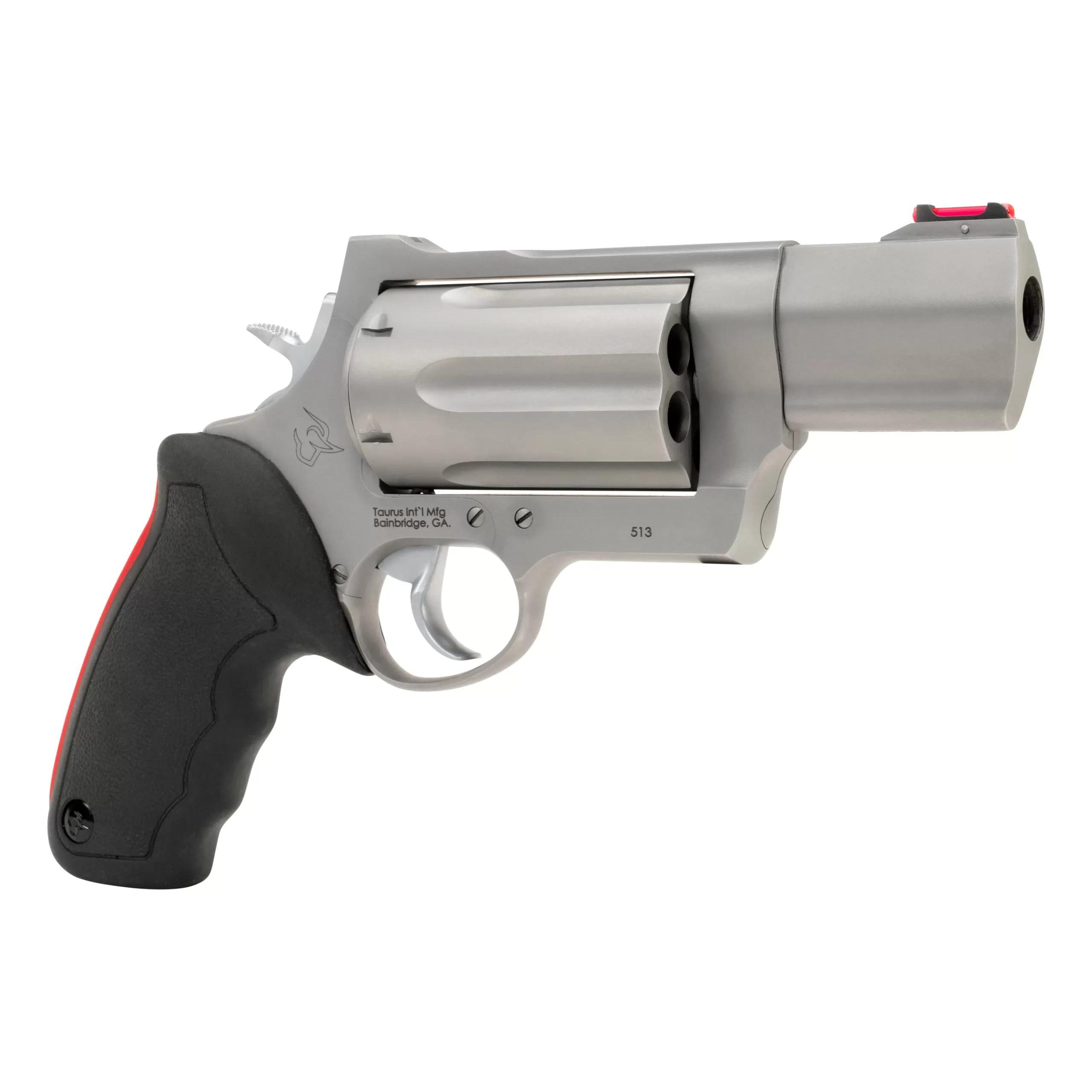 Taurus Raging Judge Handgun .45 Colt/410ga/454 Casull 6rd Capacity 3" Barrel Stainless Steel Frame Picture of Taurus International Inc. TAURUS M513 R JUDGE .45C/.454/.410 GA SS 3'' 6S