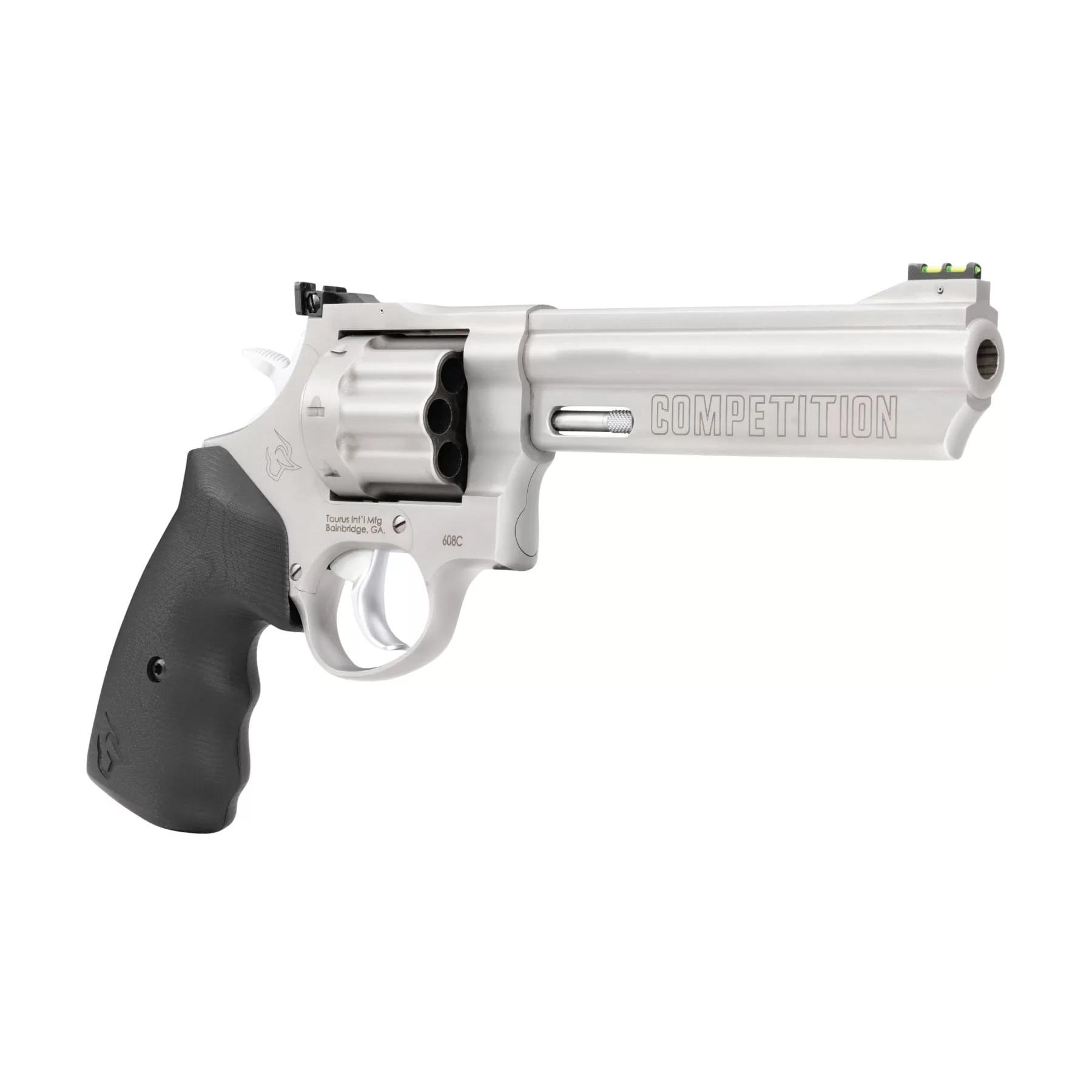 Taurus 608 Competition .357 Mag 8rd Capacity 6" Barrel Stainless/Black Grip Picture of Taurus International Inc. Taurus 608 357 Magnum 6'' Competition 8RDS