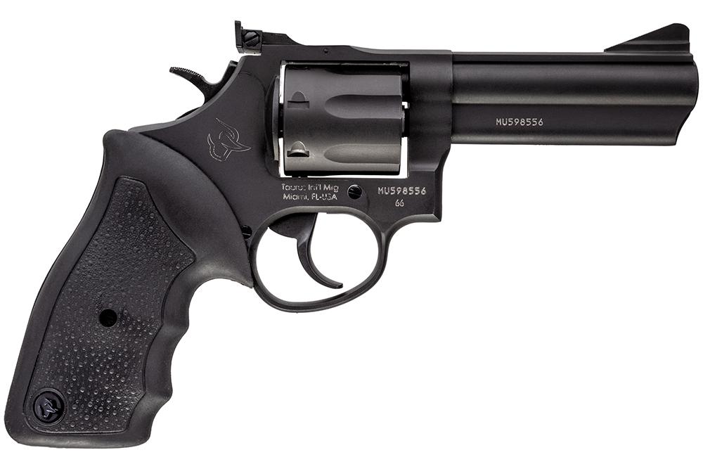 Taurus 66 Handgun .357 Mag 7rd Capacity 4" Barrel Matte Black Oxide Finish Picture of Taurus International Inc. 66 .357 7RD AS RG 4 BLUE