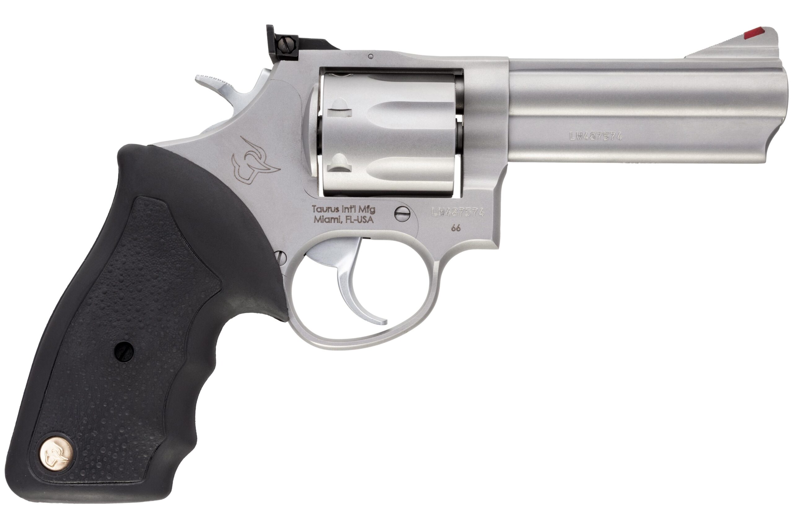 Taurus 66 Handgun .357 Mag 7rd Capacity 4" Barrel Matte Stainless Finish Picture of Taurus International Inc. M66 .357 7RD AS RG 4" STS
