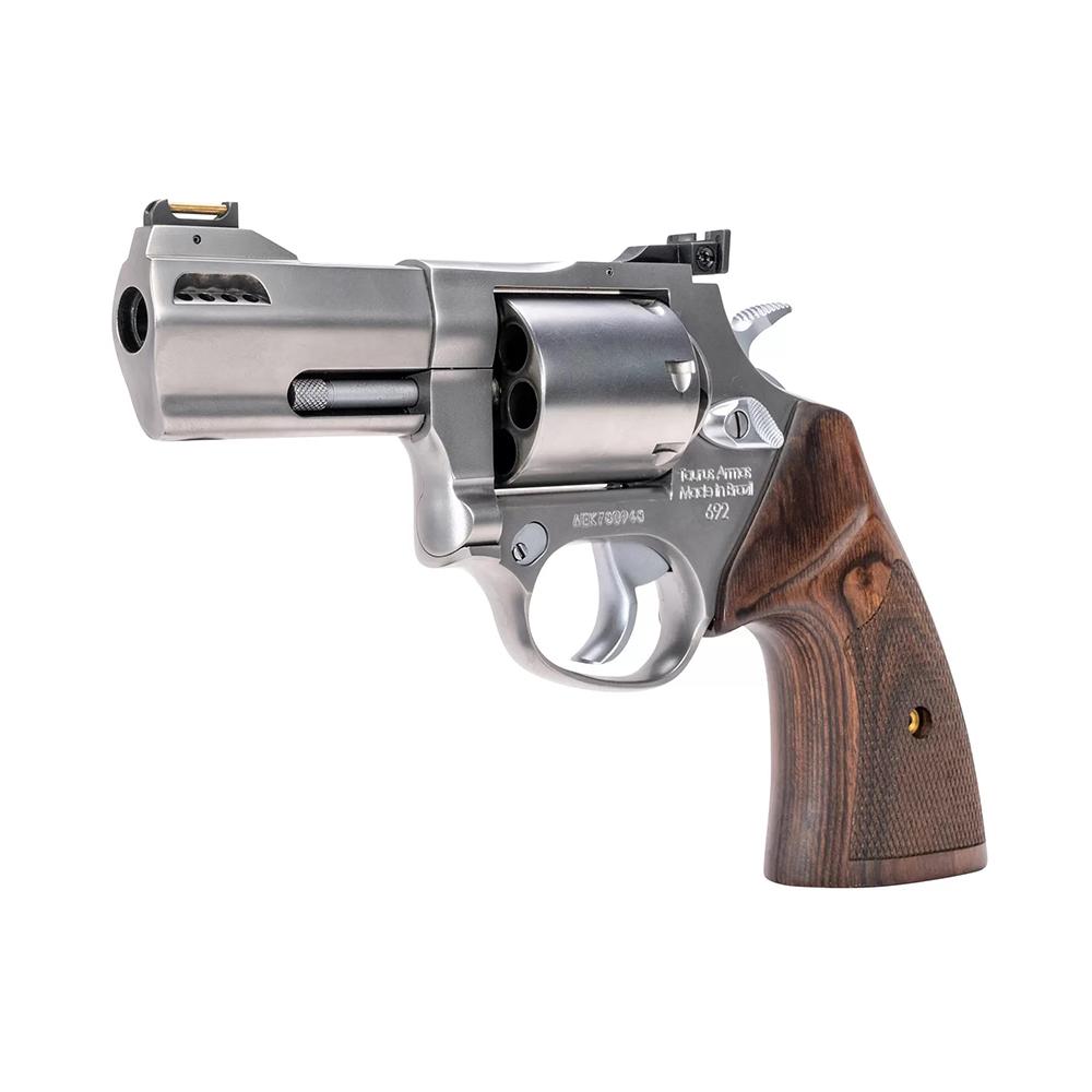 Taurus 692 Executive Grade Handgun .357 Mag/.38 Spl /9mm Luger 5rd Capacity(2 Cylinders) 3" Barrel Stainless Steel Frame Picture of Taurus International Inc. 692 EXECUTIVE .357 MAG/9MM 3'' 5 RDS SS
