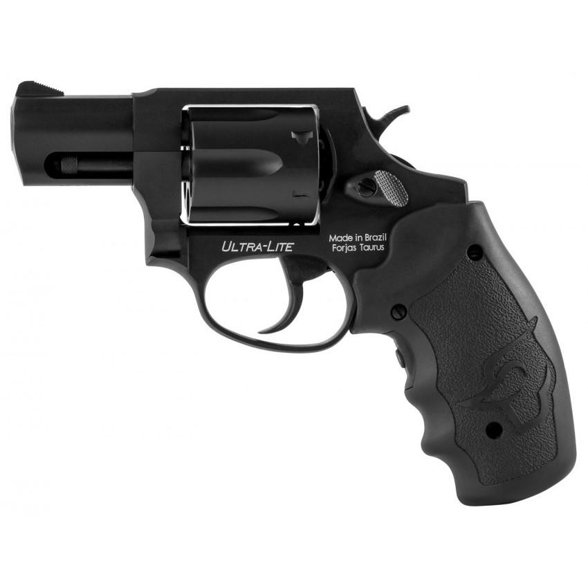 Taurus 856 Ultra Lite Handgun .38 Spl(+P) 6rd Capacity 2" Barrel Black Frame w/ Viridian Red Laser Picture of Taurus International Inc. 856 38Spl 2in UL Black 6 RDS Viridian Red Laser Grip