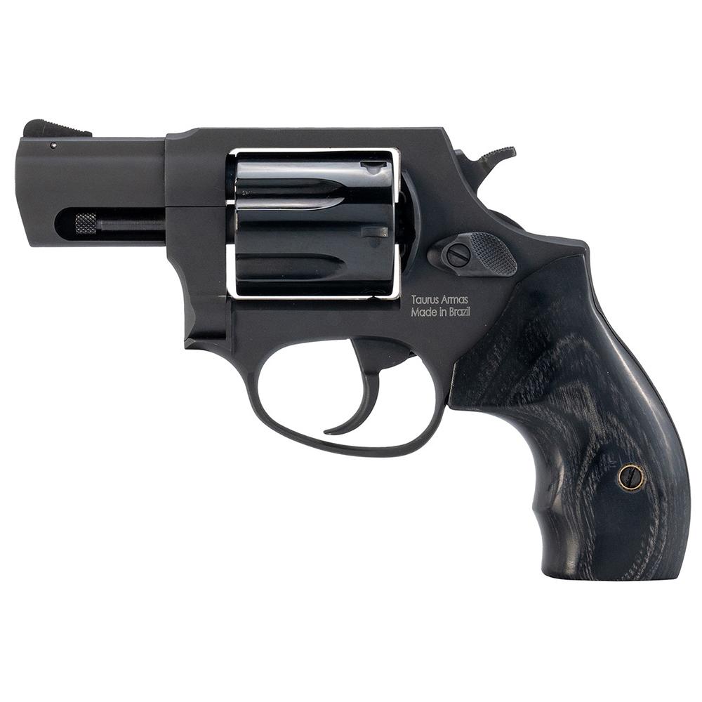 Taurus 856 Gentleman's Carry Handgun .38 Special +P 6rd Capacity 2" Barrel Black Picture of Taurus International Inc. TAURUS 856 38SPL BK/POL 2?? 6RDS WOOD GRPS