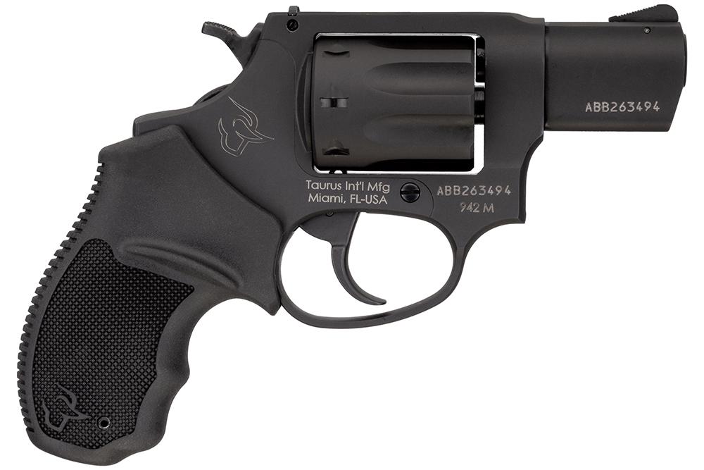 Taurus 942 Handgun .22 WMR 8rd Capacity 2" Barrel Black Finish Picture of Taurus International Inc. 942 22 WMR BK/BK 2IN 8 RDS