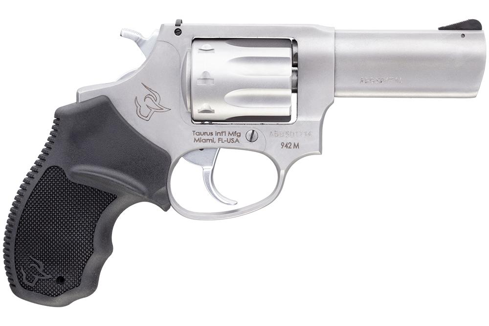 Taurus 942 Handgun .22 WMR 8rd Capacity 3" Barrel Stainless Finish Picture of Taurus International Inc. 942 22 WMR SS/SS 3IN 8 RDS