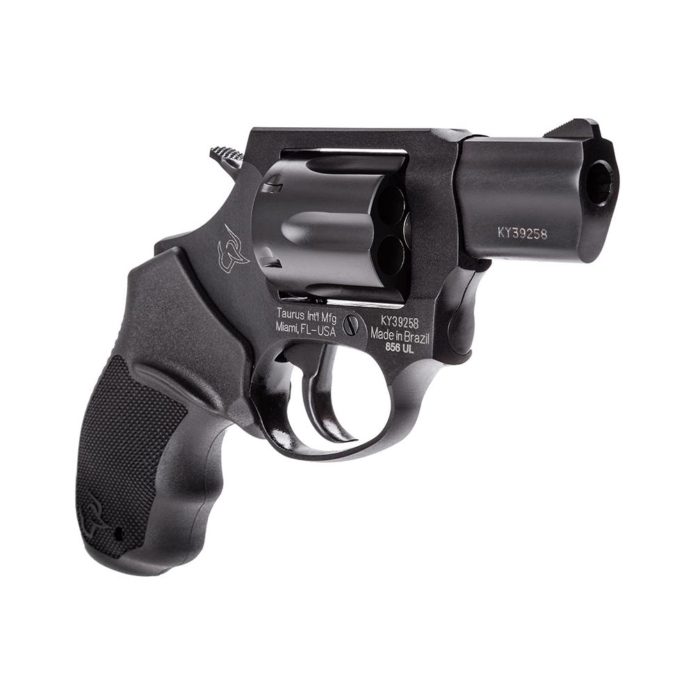 Taurus 856 Ultra Lite Handgun .38 Spl 6rd Capacity 2" Barrel Black Frame & Cylinder Picture of Taurus International Inc. 856 Ultra Lite 38Spl BK 2" 6 Rds