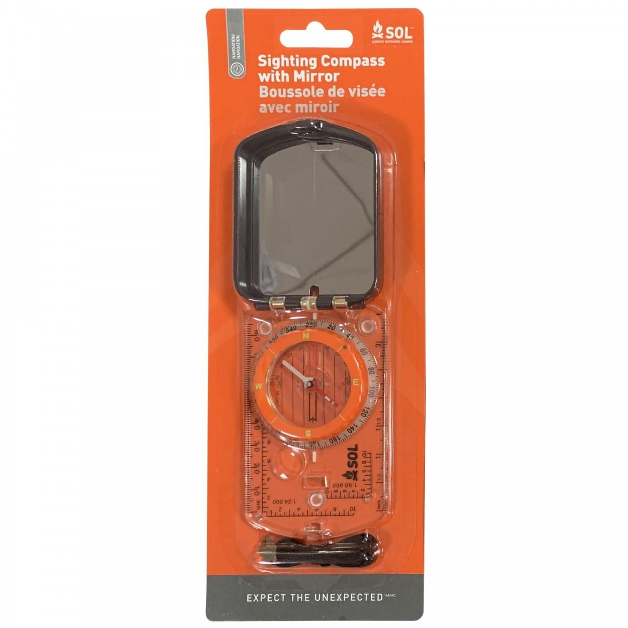 Picture of Tender Corp dba Adventure Ready Brands Survive Outdoors Longer Sighting Compass with Mirror