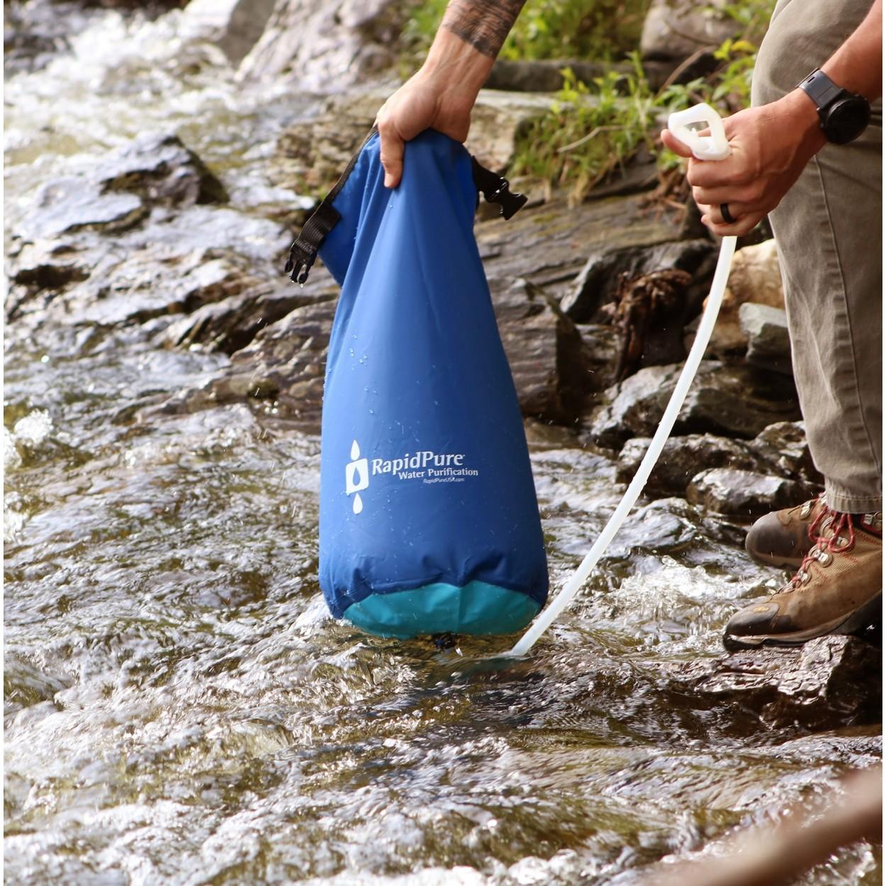 RapidPure Trail Blazer Gravity Purifier 9L Picture of Tender Corp dba Adventure Ready Brands RapidPure 9L Gravity Filter