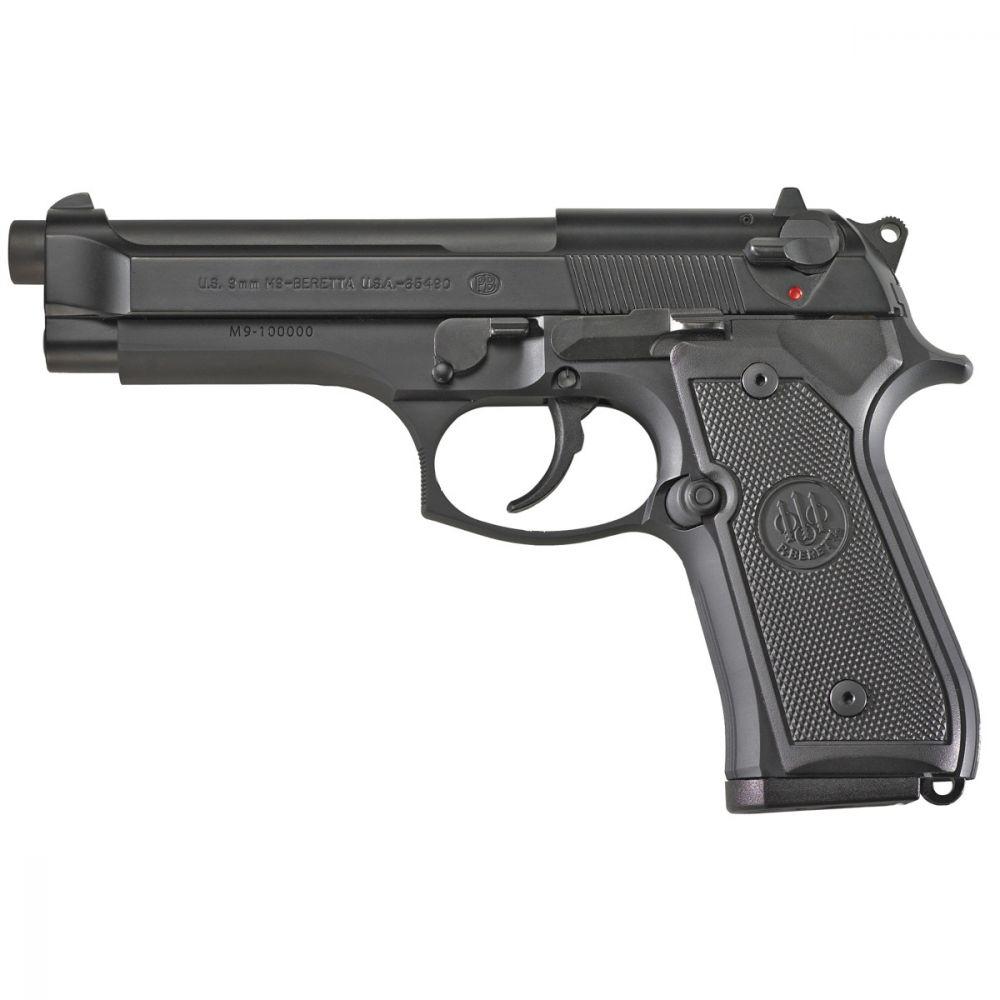 Beretta M9 Commercial Handgun 9mm Luger 10rd Magazines(3) 4.9" Barrel Picture of Beretta U.S.A. Beretta M9 9mm Commercial 3-10rd Mag