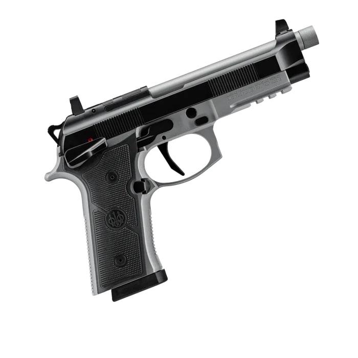 Beretta 92XI SAO Tactical Handgun 9mm Luger 10rd Magazine 5.1" Barrel Black and Silver Picture of Beretta U.S.A. Beretta 92XI SAO Tactical Two-Tone 9mm 10rd Mag