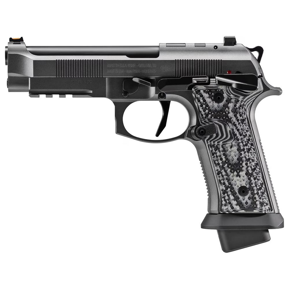 Beretta 92XI Squalo Handgun 9mm Luger 22rd Magazines (3) 4.7" Barrel Black Picture of Beretta U.S.A. Beretta 92XI 9mm SAO Squalo 3-22RD Mag