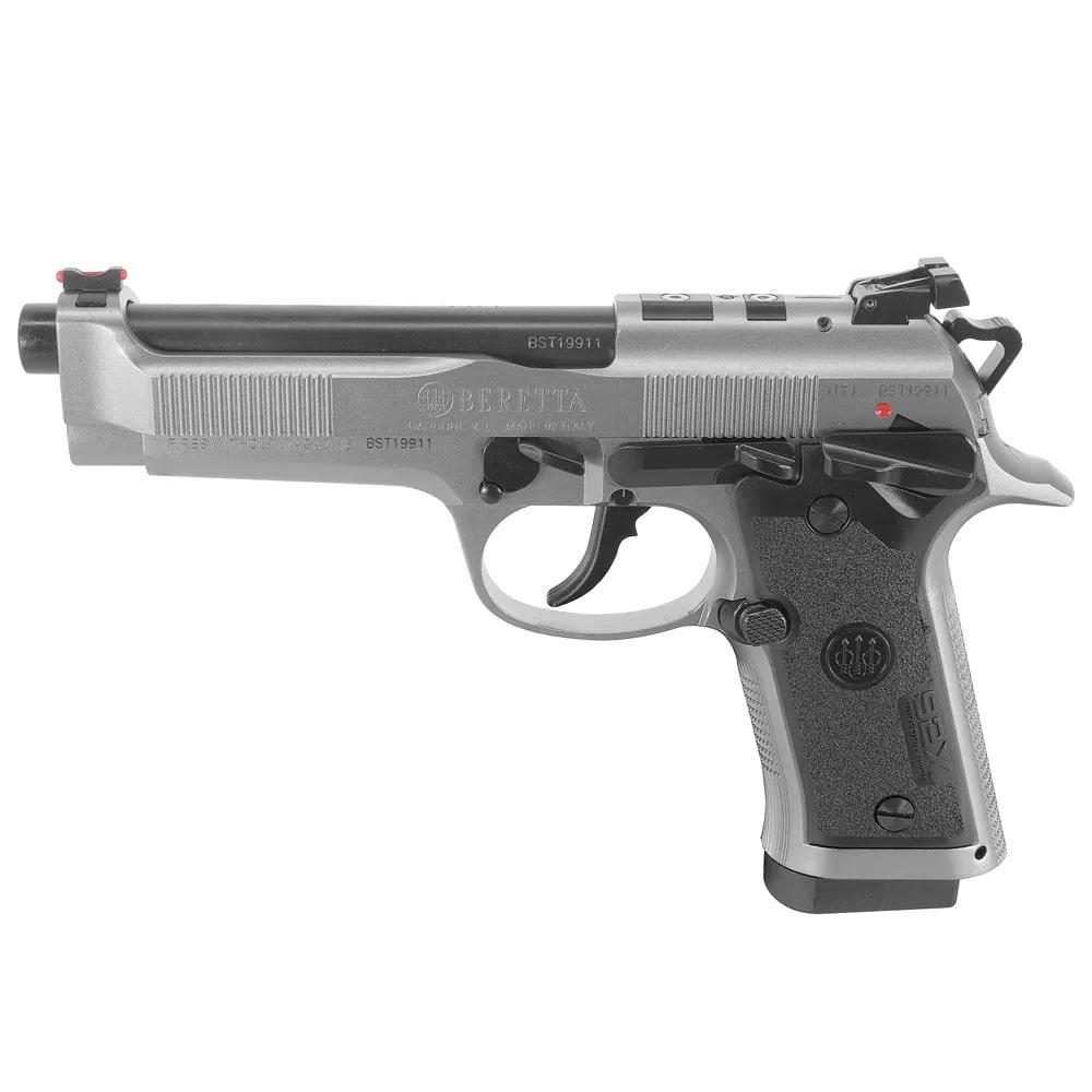 Beretta 92X Performance Defensive RDO Handgun 9mm Luger 10rd Magazines(2) 4.9" Barrel Stainless Picture of Beretta U.S.A. 92X Performance Defensive 2-10rd Mag 9 mm 4.9in BBL Dbl/Sngl Stainless