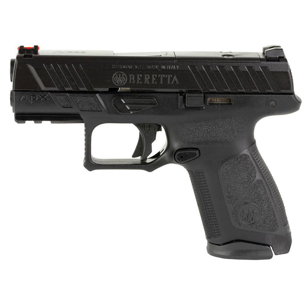 Beretta APX-A1 Compact Handgun 9mm Luger 15rd Magazines (2) 3.7" Barrel Black Picture of Beretta U.S.A. Beretta APX-A1 Compact 9mm Blk Fiber Optic Front Sight (2) 15rd
