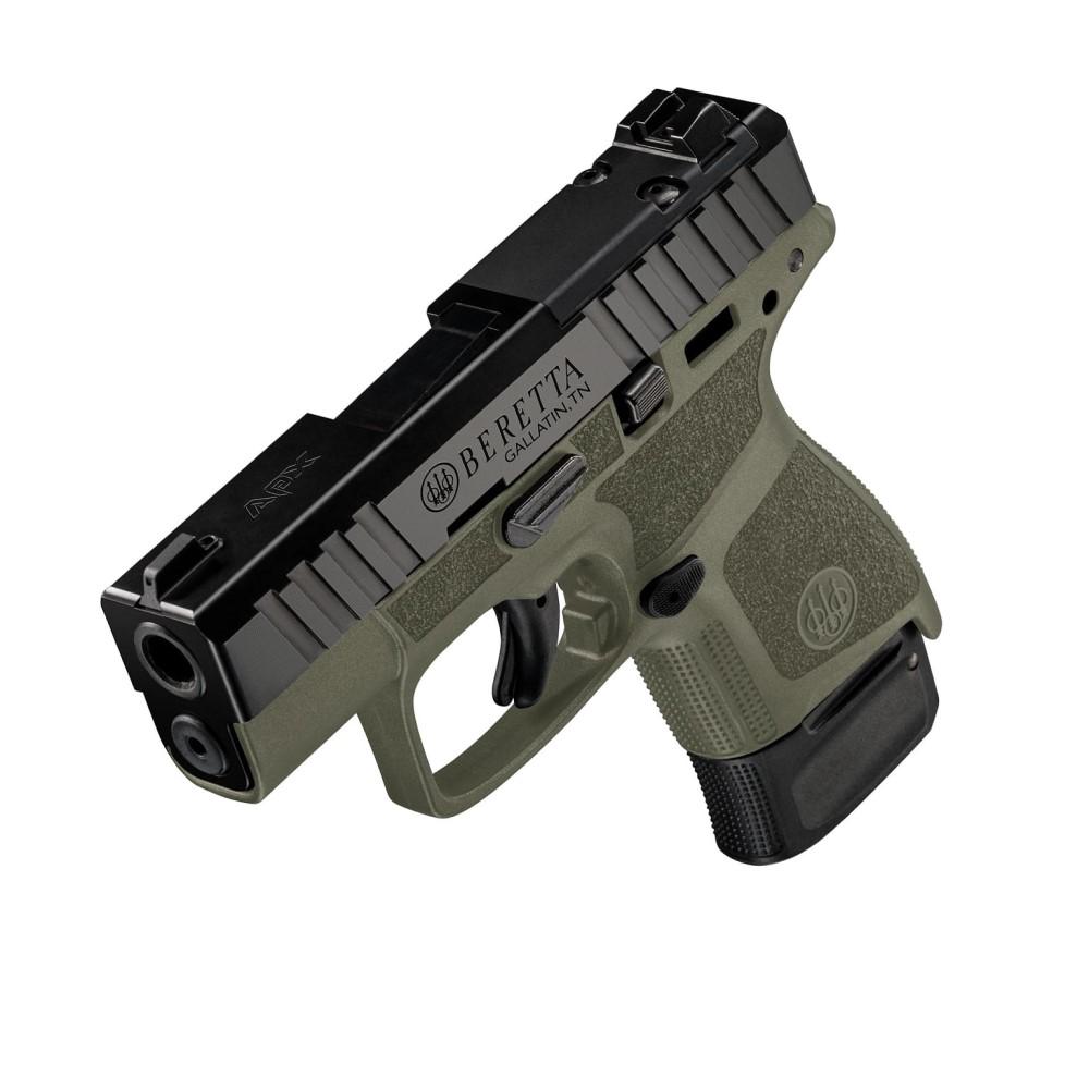 Beretta APX A1 Carry Handgun 9mm Luger 8rd Magazine 3" Barrel OD Green with Black Slide Picture of Beretta U.S.A. APX-A1 CARRY 9MM ODG 8RD MAG