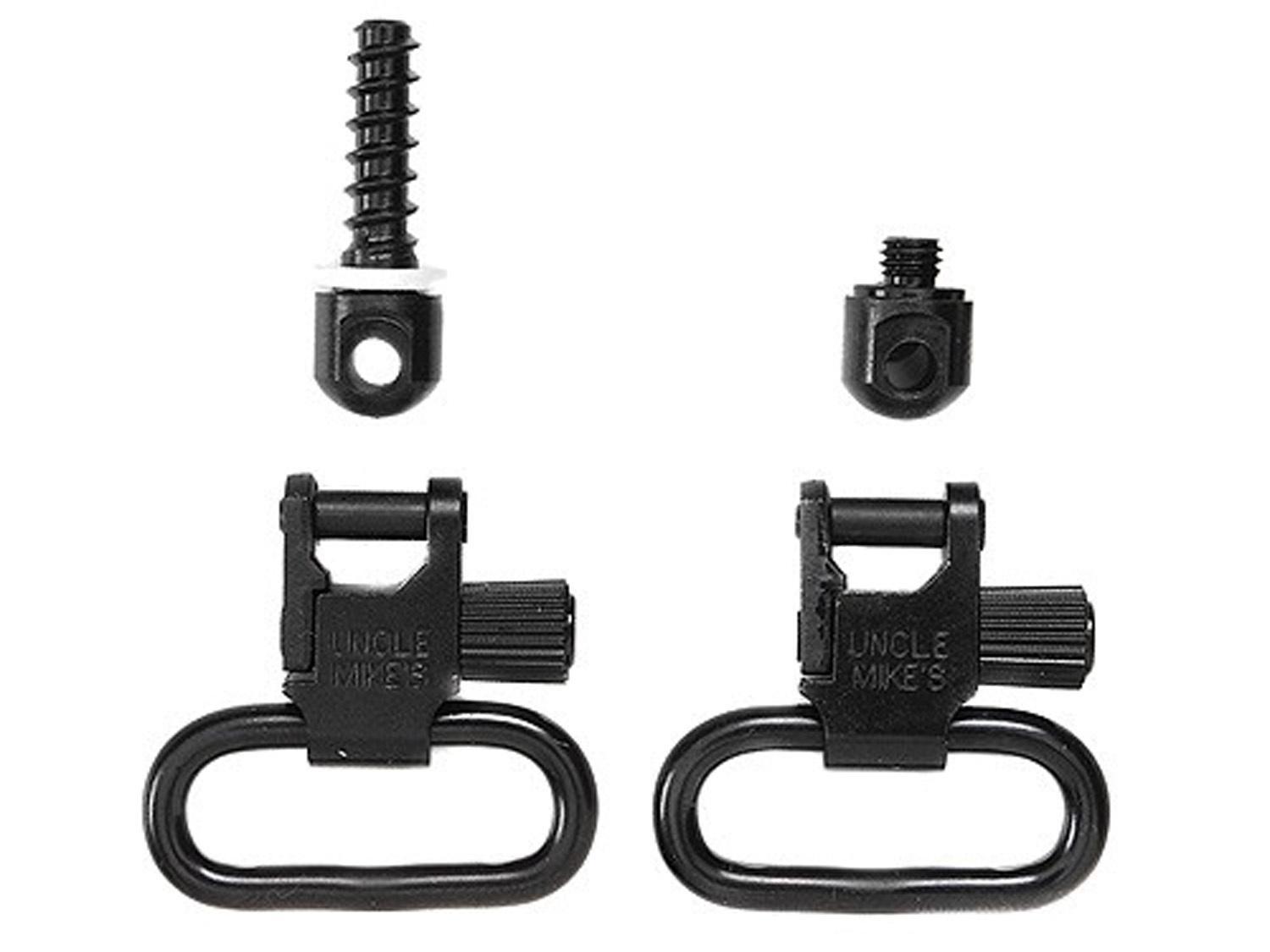 UNCLE MIKES QD SWIVELS FOREND BAND STYLE MACH & WOOD SCREW 1"on