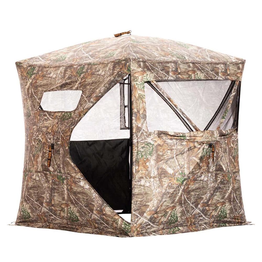 Rhino Blinds R180 Ground Blind Realtree Edge Picture of Rhino Blinds Rhino Blind R180 RTE See Through w/Double Mesh Realtree Edge 150D