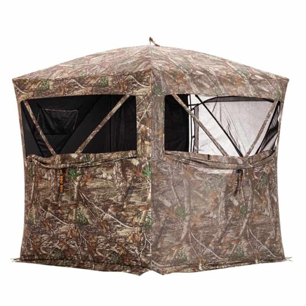 Rhino 180 Pro FD Blind with Full Door Realtree Edge Picture of Rhino Blinds Rhino 180 Pro FD RTE- 180 See Through Blind w/ Full Size Door-Realtree Edge