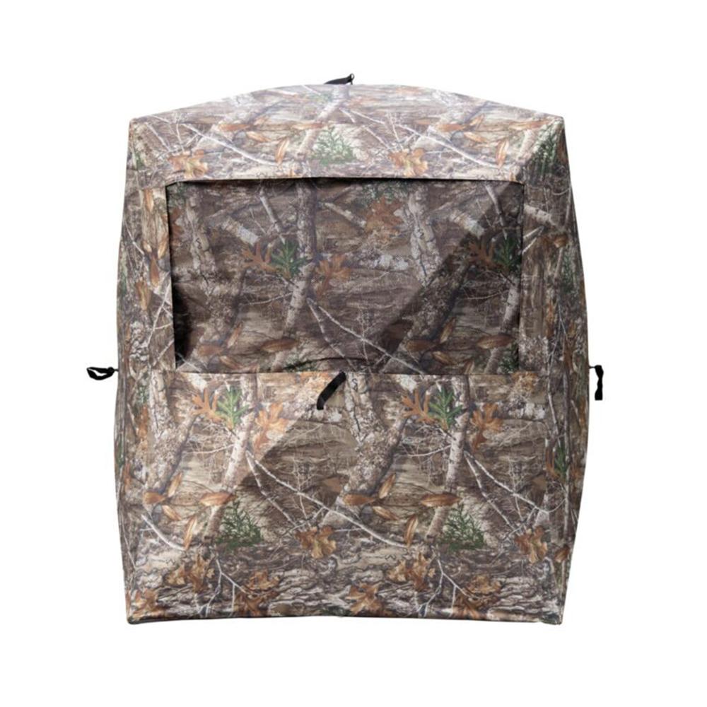 Rhino R102 2 Person Ground Blind Realtree Edge Picture of Rhino Blinds Rhino R102- 2 Man 5 Hub Design Realtree Edge 150D