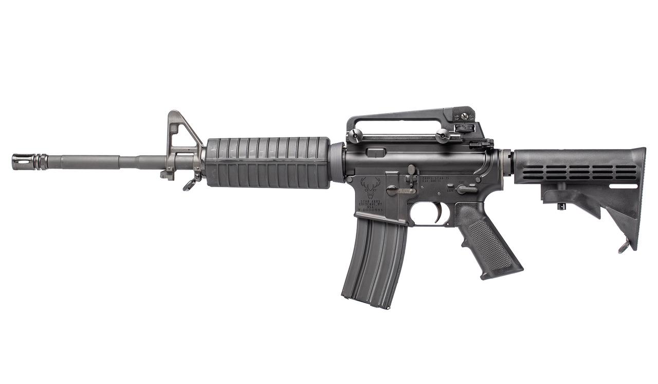 Stag Arms Stag-15 Tactical M4 CHPHS Rifle 5.56mm 30rd Magazine 16" Barrel Black SL NA Picture of Stag Arms Stag 15 M4 RH CHPHS 16 in 5.56 Rifle BLA M4 NA