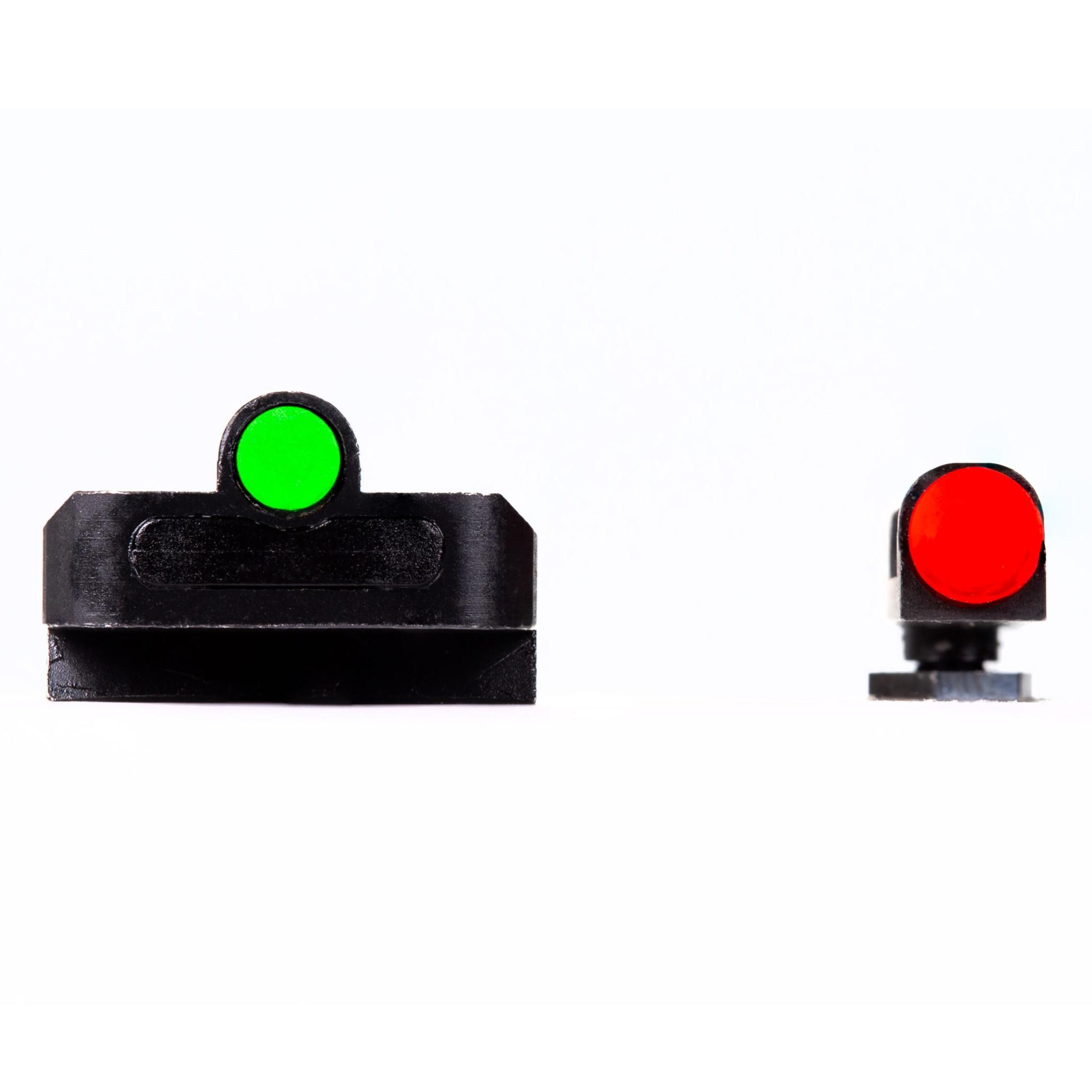 HIVIZ FASTDOT H3 Red Front Green Rear Sight for Glock 9mm .40 S&W .357 Sig Picture of North Pass Ltd. Hiviz HIVIZ FASTDOT H3 Red front sight Green Rear-fits Glock 9mm| 40 S&W |357Sig