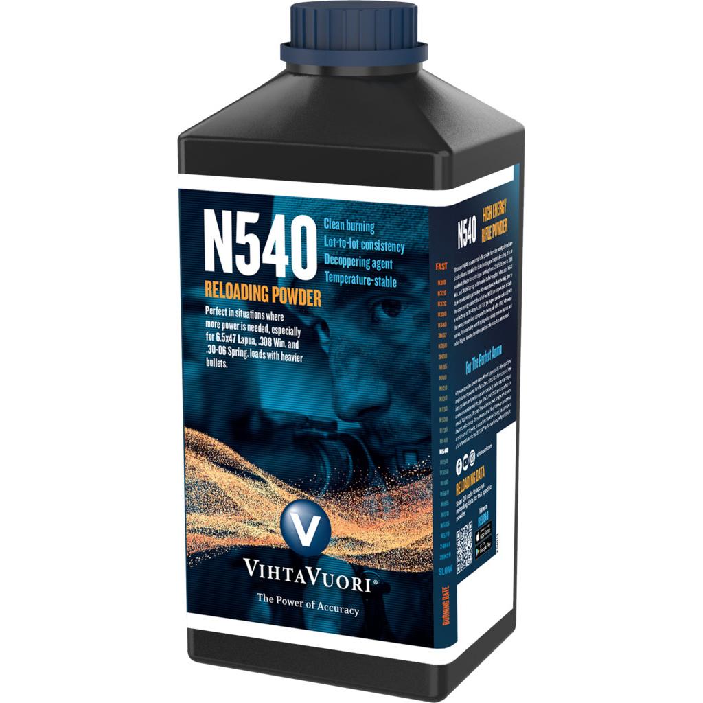 Vihtavuori N540 Rifle Powder - 1lbs Picture of Vihtavuori N540 1LB RIFLE POWDER *****