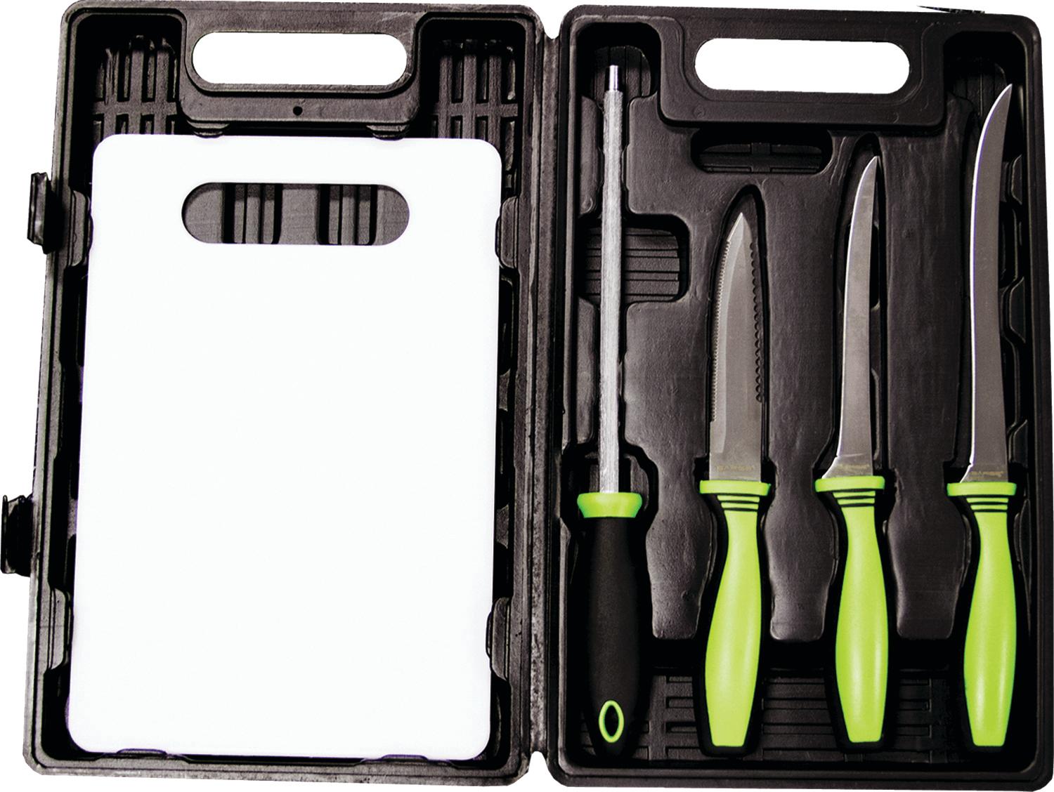 Sarges Knives Angler's Edge - 5pc Fishing Kit Picture of Sarge Knives SARGE ANGLER'S EDGE - 5PC FISHING KIT