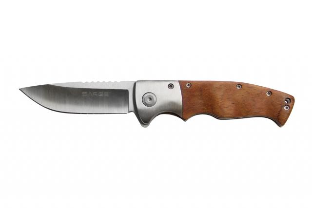 Sarge Knives Flash - Wooden Swift Assisted Folding Knife - 7-3/4" Overall Length Picture of Sarge Knives SARGE FLASH - WOODEN SWIFT ASSIST FOLDER