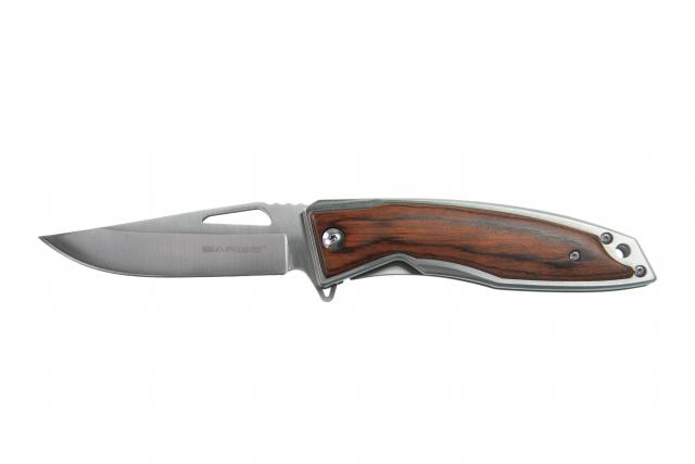 Sarge Knives Strive - Swift Assist Folding Knife - 2-1/2" Blade Picture of Sarge Knives SARGE STRIVE - WOOD SWIFT ASSIST FOLDER