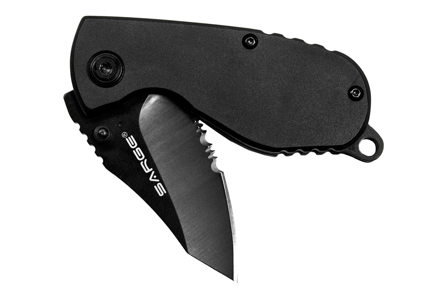Sarge Knives Black Grunt - Compact-size Tactical Knife Picture of Sarge Knives SARGE GRUNT - COMPACT TACTICAL FOLDER