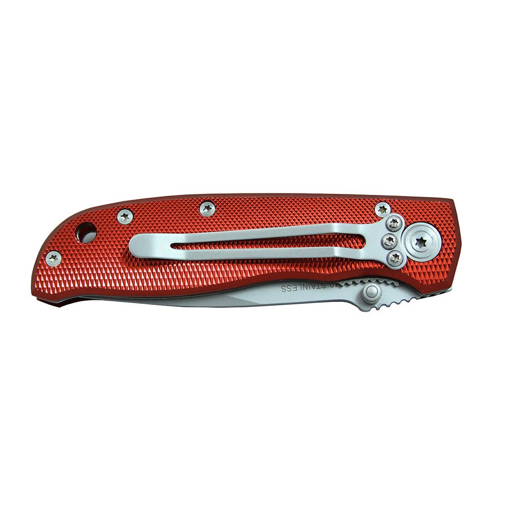 Sarge Knives Red Diamond Folding Knife 3-1/4" Drop Point Blade Red Picture of Sarge Knives SARGE RED DIAMOND - LINER LOCK FOLDER