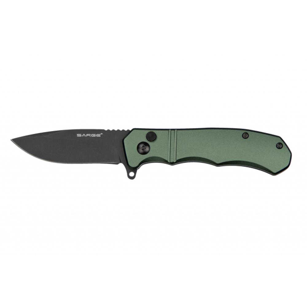 Sarge Knives Command Army Green Turbo Lock Folder Picture of Sarge Knives SARGE COMMAND - ARMY GREEN TURBO LOCK FOLDER 3" BLADE