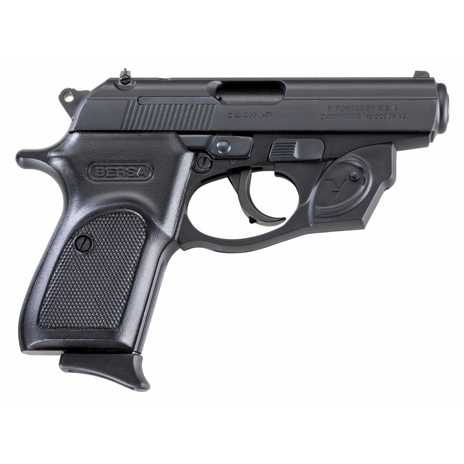 Viridian E Series Red Laser Sight for Bersa Thunder 380 Black Picture of Viridian Green Laser Viridian Essential Red Laser Sight for Bersa Thunder 380 Non-ECR