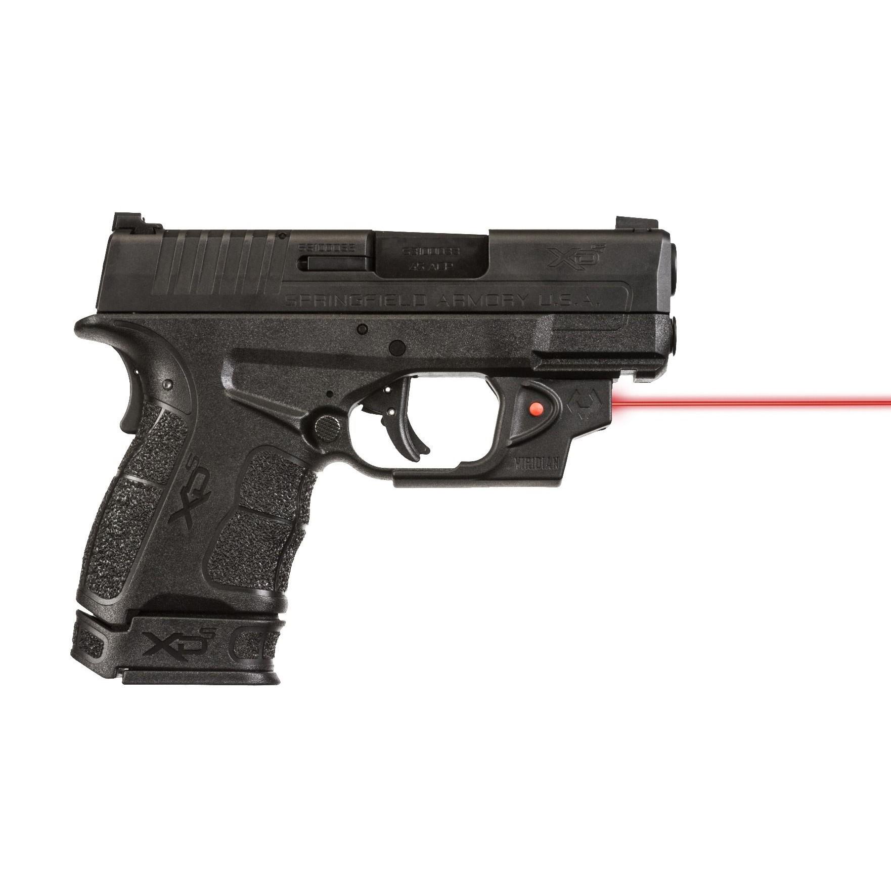 Viridian E Series Red Laser Sight for Springfield XDS/XDS Mod 2 Black Picture of Viridian Green Laser Viridian Essential Red Laser Sight for Springfield XDs Non ECR Retail Box