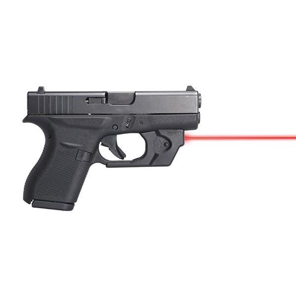 Viridian E Series Red Laser Sight for Glock 42/43/43x/48 Black Picture of Viridian Green Laser Viridian Essential Red Laser Sight for Glock 42/43 Non ECR Retail Box