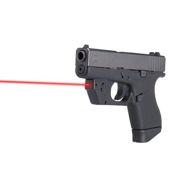 Viridian E Series Red Laser Sight for Glock 42/43/43x/48 Black Picture of Viridian Green Laser Viridian Essential Red Laser Sight for Glock 42/43 Non ECR Retail Box