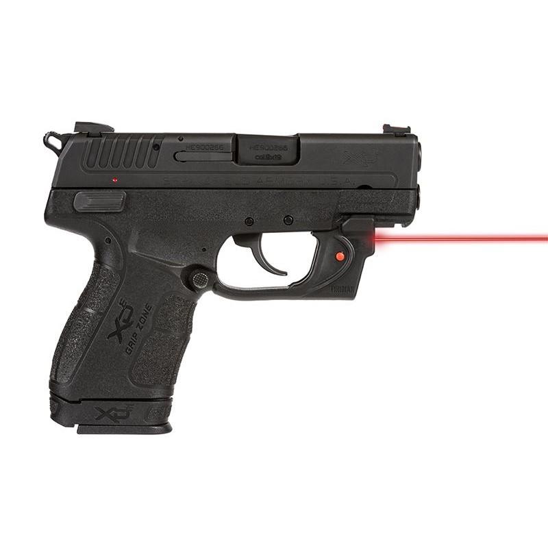 Viridian E Series Red Laser Sight for Springfield XDe Black Picture of Viridian Green Laser Viridian Essential Red Laser Sight for Springfield XDe Non-ECR Retail Box