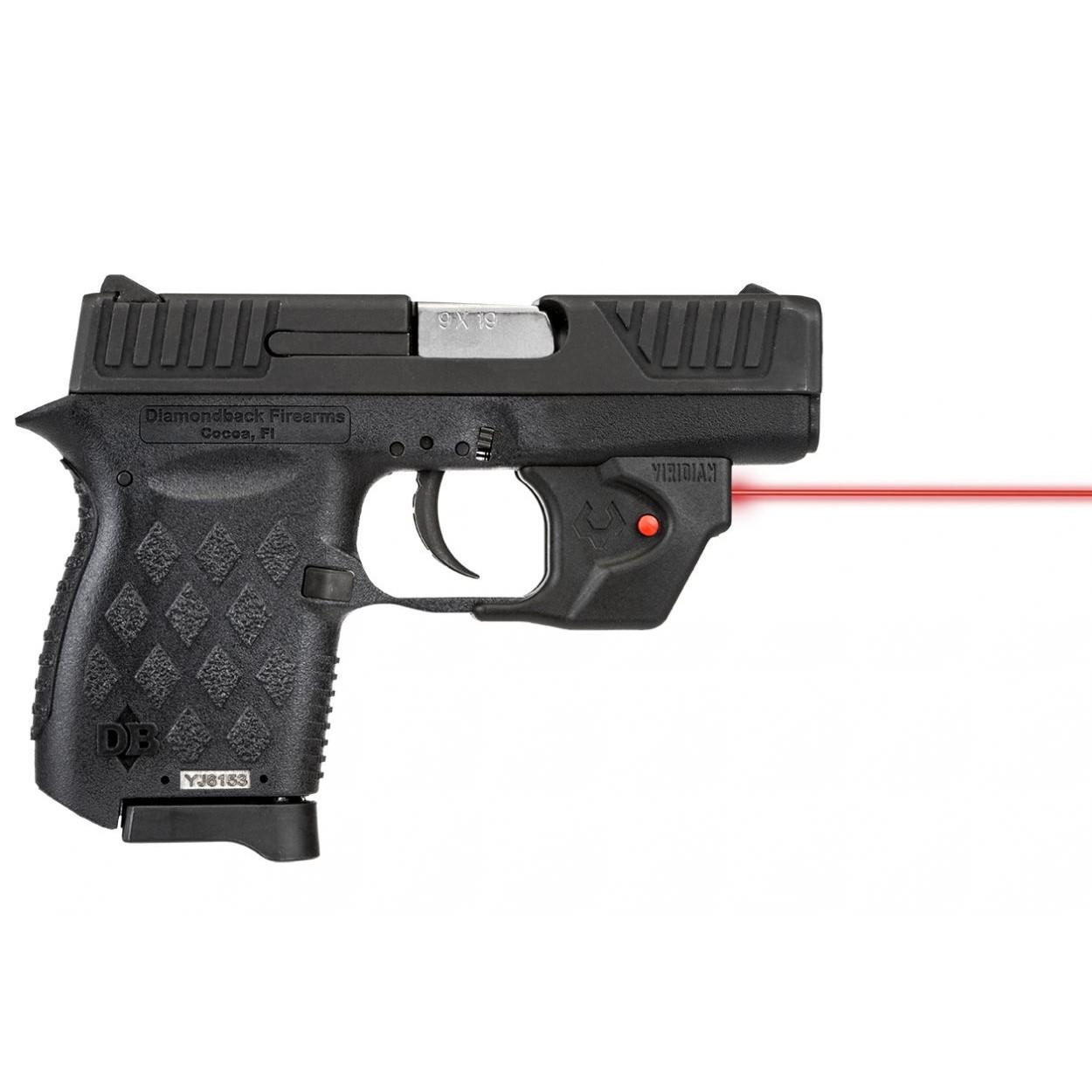Viridian E-Series Red Laser Sight for Diamondback DB380/DB9 Black Picture of Viridian Green Laser Viridian E-Series Red Laser Sight for Diamondback DB380/DB9